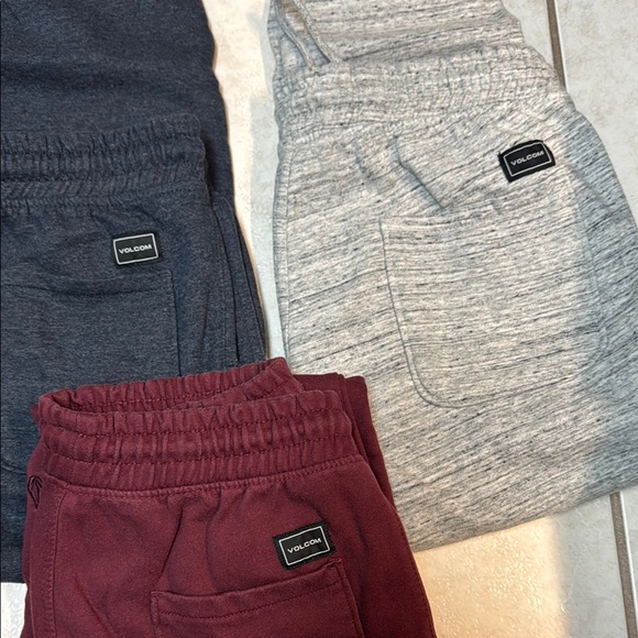 Volcom Jogger Pants Set - Navy, Gray, and Maroon, smoke free, GREAT condition! - Picture 2 of 9